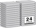 AIDEA Non Scratch Wire Dishcloth 24PK, Wire Dishwashing Rag for Wet and Dry, Dish Cloths for Washing Dishes, Cleaning Pads Steel Scrubber for Cookware, Sinks, Dishes, Stove Tops, 7"×8"