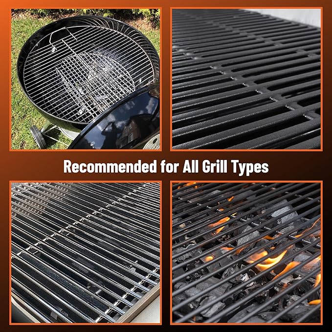 UNCO- 3-Sided Grill Brush - Stainless Steel, 12.2" - BBQ Grill Cleaner Brush