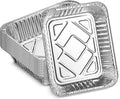 MontoPack Aluminum Foil Pans Half Size Roasting Chafing Pan | Bulk 10 Pack of 9x13 Tins for Cooking, Baking & Catering | Heavy Duty Disposable Cookware Steam Table Trays for Buffet & Food Prepping