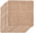 Redecker XL Copper Cleaning Cloths – 10 x 10 inches, Scratch-Free 2-Ply Real Woven Copper Scrub Pads for Pots, Pans, Sinks, Glass & Stainless – Reusable, Machine Washable, Set of 10