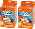 Miracle Microfiber Sponges for Kitchen, Kosher Non-Scratch Sponge Scrubber Heavy Duty Multi-Purpose Cleaning of Dishes, Pots, Pans, and Counter Tops, Machine Washable (6 Pack)