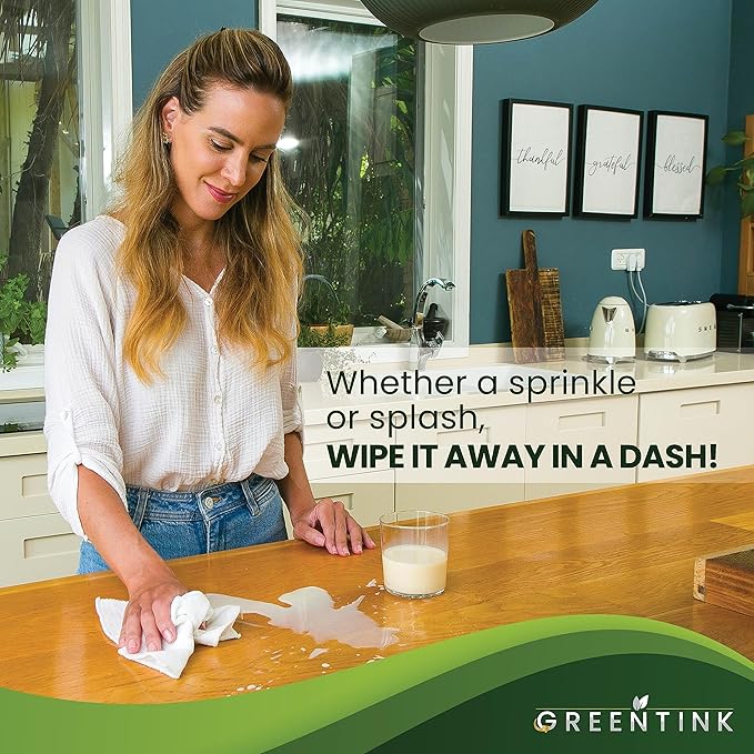 Eco-Friendly Reusable Dish Cloth Set – 24-Pk Multipurpose Kitchen Cleaning Cloth Made from Recycled Materials – Absorbent, Dish Towels & Non-Scratch Cleaning Rags, 12x12 in.