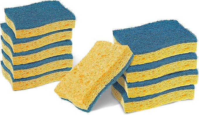 Scotch-Brite Delicate Non-Scratch Cellulose Washing up Sponge, 10 scourers in Pack