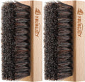 YoungJoy Sneaker Cleaning Brush Shoes Shine Dauber Nylon/Horsehair/Boar Cleaner Brushes Crepe Applicators(Horsehair bristle)