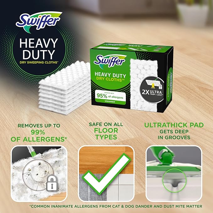 Dry Sweeping Cloths, Heavy-Duty, 10-Ct.