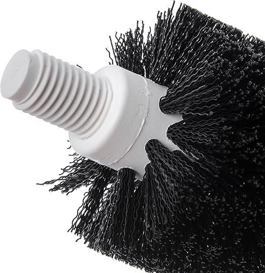 SPARTA 4014600 Plastic Floor Drain Brush, Drain Cleaning Brush With Female Thread For Drain Cleaning, 3 Inches, Black
