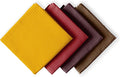 Multicolor Waffle Kitchen Towels, 16"x26", Soft, Absorbent, Durable, Quick Drying, Reusable, 100% Cotton, Ideal for Kitchen Cleaning, Drying Dishes, Set of 4, Brown, Maroon, Red, Yellow