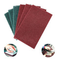 Scuff Pads - 6Pcs Scouring Pad 7447 - Very Fine Grade Hand Pads General Purpose Sanding Hand Pads 200 x 125mm/8" x 5"