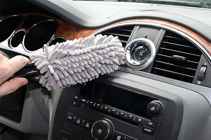 Carrand AutoSpa 97372AS Interior Car Detail Duster, 1 Count (Pack of 1)