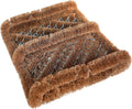 NINAMAR Natural Coir Boot Scraper Door Mat - 13 x 12 inch - 2 Pack