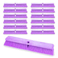 SPARTA 41891EC68 Omni Sweep Plastic Push Broom Head, Heavy Duty, Industrial Broom with Color Code System for Outdoor, Indoor, Concrete, Patio, Kitchen, Bathroom, 24 Inches, Purple, (Pack of 12)