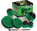 Kitchen Cleaning Supplies - Household Scrubber Set - Kitchen Cleaner Brushes - Oven Scrubbing Tools - Household Cleaning Supplies - Pan and Pot Scrub Brush for Home - Drill Brush Kit to Clean Fridge