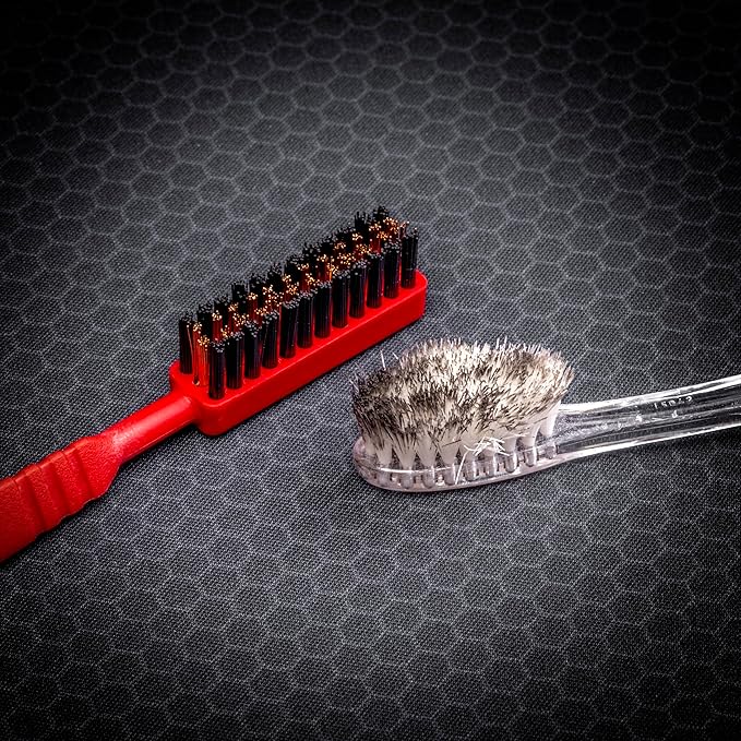 Real Avid 12-Piece Detailing Brush & Pick Set – Soft & Stiff Bristle Cleaning Brushes, Precision Picks & Hook Tools for Deep Cleaning, Maintenance & Detailing of Pistols, Rifles, and Outdoor Gear