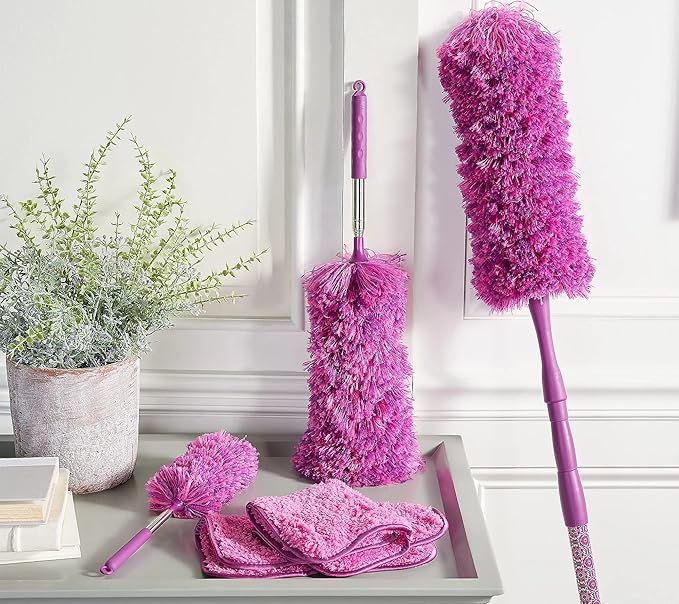 6-Piece Easy Reach Microfiber Duster Set (Seaglass)