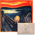 Large [6 Pack] Classic Art (The Scream) - Ultra Premium Quality Microfiber Cleaning Cloths (Best for Camera Lens, Glasses, Screens, and All Lens.), Microfiber Cloth