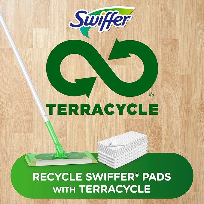 Swiffer Sweeper Heavy Duty Dry Multi-Surface Cloth Refills for Floor Sweeping and Cleaning, Unscented, 32 Count