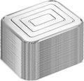 MontoPack Half-Size Aluminium Foil Lids | [50 Pack] | Perfect Fit for 9x13 Roasting Pans | Premium Quality for Baking & Catering | Disposable Food Prep Containers Lids