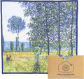 Large [2 Pack] Classic Art (Sunlight Effect Under The Poplars) - Ultra Premium Quality Microfiber Cleaning Cloths (Best for Camera Lens, Glasses, Screens, and All Lens.), Microfiber Cloth